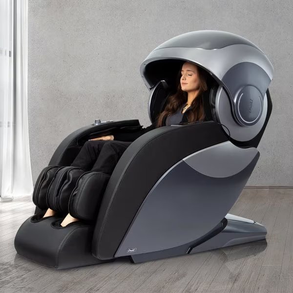 Osaki 4D Pro Escape Zero Gravity Massage Chair, Grey, Osaki, Mfr#: Osaki 4D Pro Escape